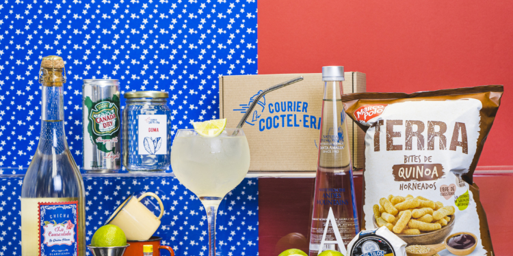Courier La Coctelera irrumpe la coctelería  dieciochera con el  «Chicha Spritz»