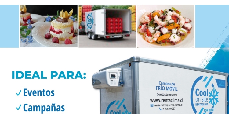 Cámara de Fríomóvil Rentaclima: Especial para  conservar tus alimentos