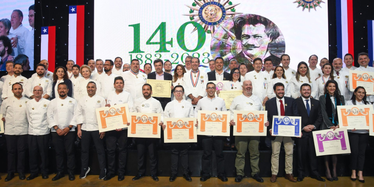 Ceremonia de Entronización de la Delegación Chilena de l’Académie Culinaire de France, período 2023