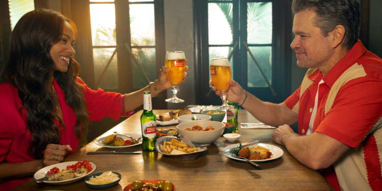 ¿Cena con Matt Damon, Ludacris y Zoe Saldaña?: Stella Artois sortea viaje doble a Nueva York a la comida más fascinante del mundo