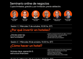 Seminario virtual “Hotelería para Inversores y Desarrolladores” reúne a líderes de Accor para explorar oportunidades en la industria hotelera